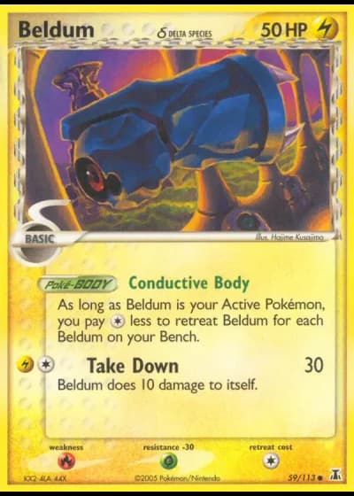 Beldum #59/113 — EX Specie Delta