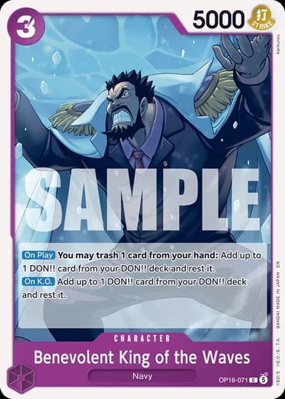 Benevolent King of the Waves (OP16-071) — The Time of Battle (OP16)