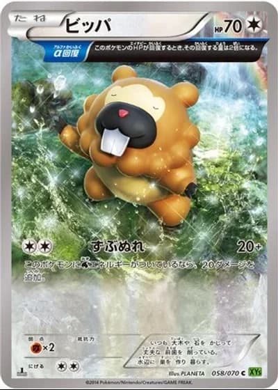 Bidoof #58/70 — Tidal Storm