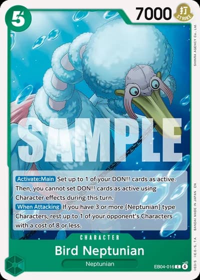Bird Neptunian (EB04-016) — The Azure Sea's Seven (OP14-EB04)