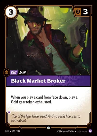 Black Market Broker #121/303 — Spiritforged
