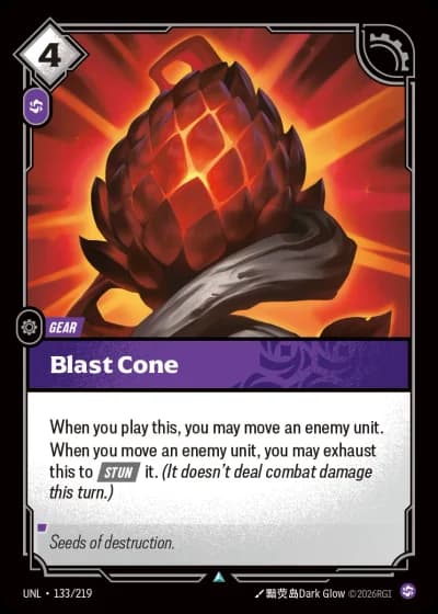 Blast Cone #133/308 — Unleashed