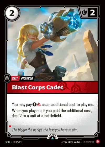 Blast Corps Cadet #680282