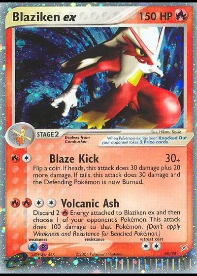 Blaziken ex #89/95 — Team Magma vs Team Aqua