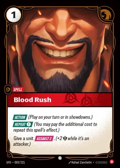 Blood Rush #003/303 — Spiritforged