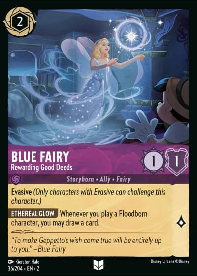 Blue Fairy - Rewarding Good Deeds #36/204 — Rise of the Floodborn