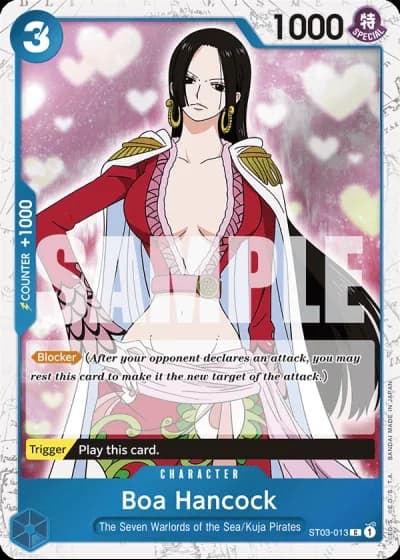 Boa Hancock (ST03-013) (Jolly Roger Foil) — One Piece The Best (PRB01)