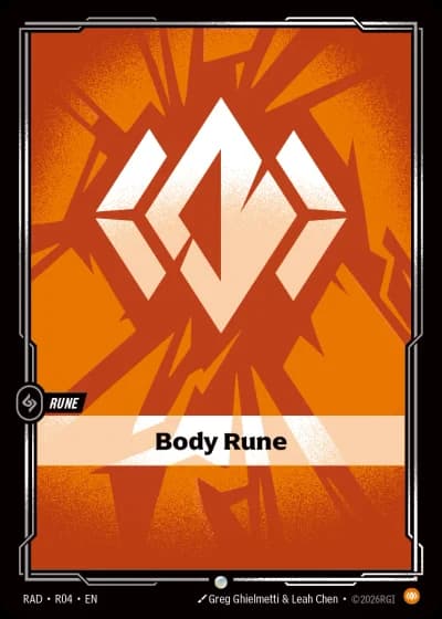 Body Rune R04/189 — Radiance