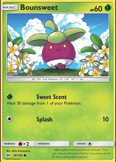 Bounsweet #18/149 — Sun & Moon