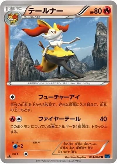 Braixen (1st Edition) #14/60 — Collection X (1st Edition)