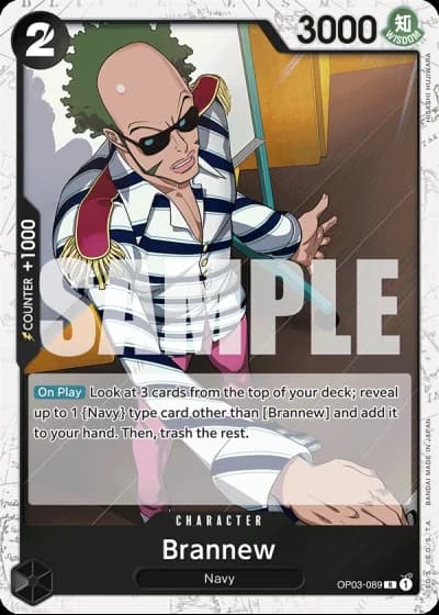 Brannew (OP03-089) (Jolly Roger Foil) — One Piece The Best (PRB01)