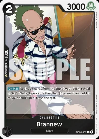 Brannew (OP03-089) (Reprint) — One Piece The Best (PRB01)