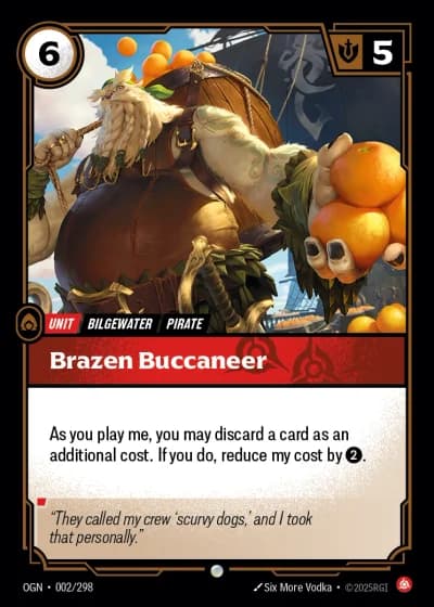 Brazen Buccaneer #002/352 — Origins
