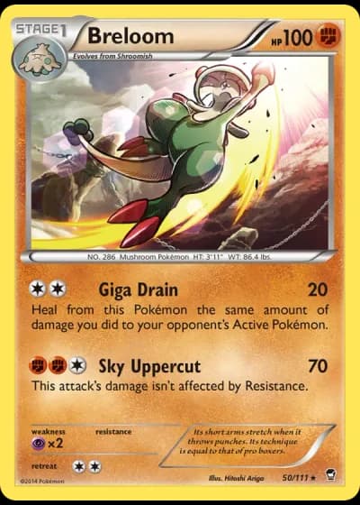 Breloom #50/111 — Furious Fists