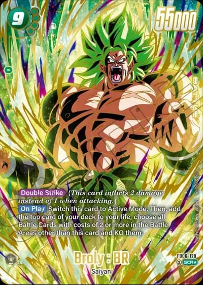 Broly : BR (Alternative Art) FB06-120 — Rivals Clash (FB06)