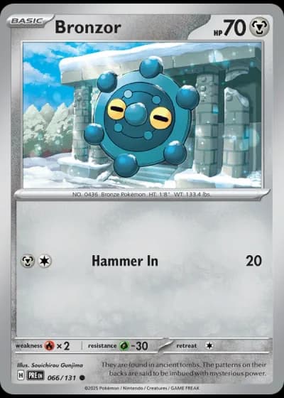 Bronzor #066/131 — Prismatic Evolutions