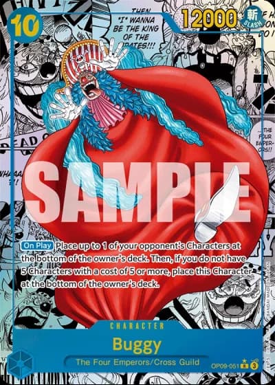 Buggy (OP09-051) (Manga Rare) — Emperors in the New World (OP09)