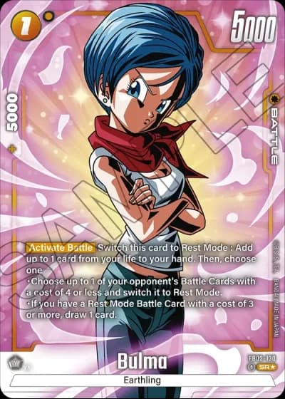 Bulma (Alternative Art) FB02-130 — Blazing Aura (FB02)