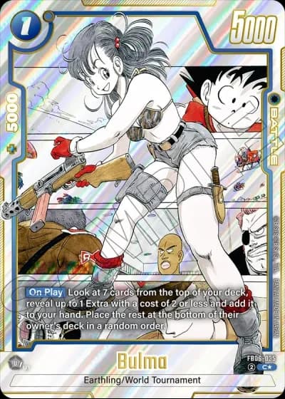 Bulma (Alternative Art) SB01-035 — Manga Booster 01 (SB01)