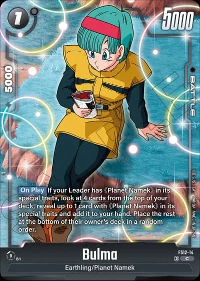 Bulma FS12-14 — Starter Deck EX: The Beat of Ki (FS12)