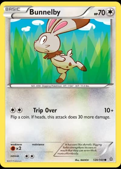 Bunnelby #120/160 — Primal Clash