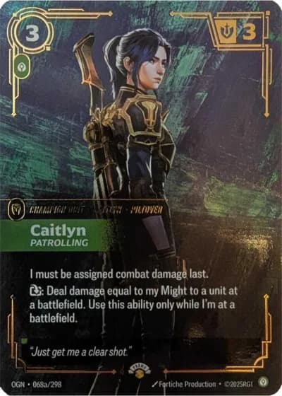 Caitlyn, Patrolling #678050