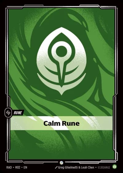 Calm Rune R02/189 — Radiance