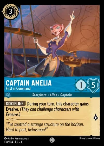 Captain Amelia - First in Command #138/204 — Into the Inklands