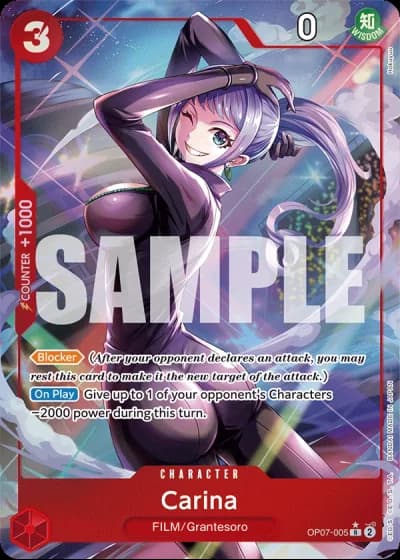 Carina (OP07-005) (Alternative Art) — 500 Years in the Future (OP07)
