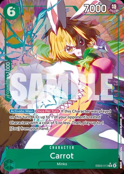 Carrot (EB03-013) (Alternative Art) — ONE PIECE Heroines Edition (EB03)