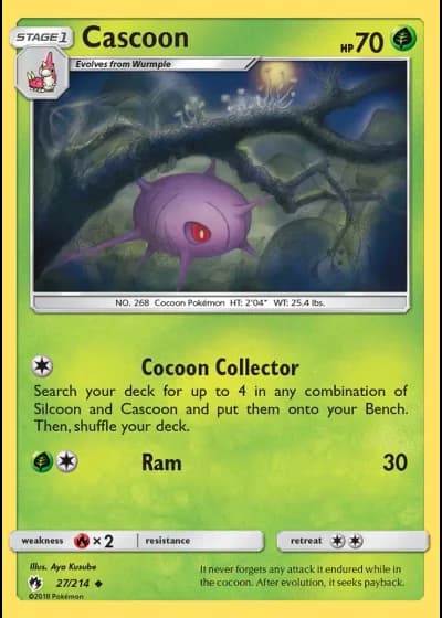 Cascoon #27/214 — Lost Thunder