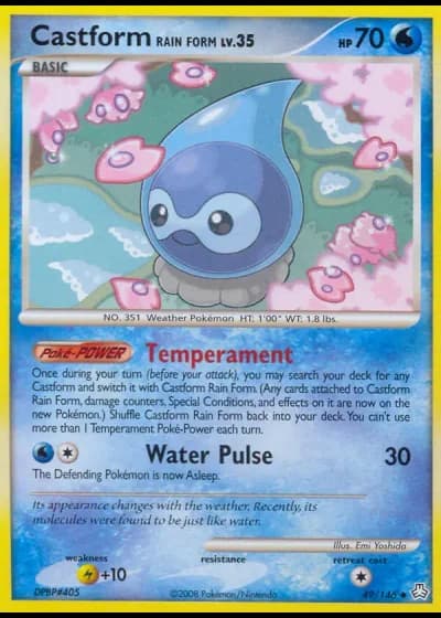 Castform Rain Form #49/146 — Legends Awakened