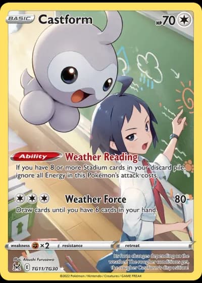 Castform TG11/30 — Trainer Gallery (Lost Origin)