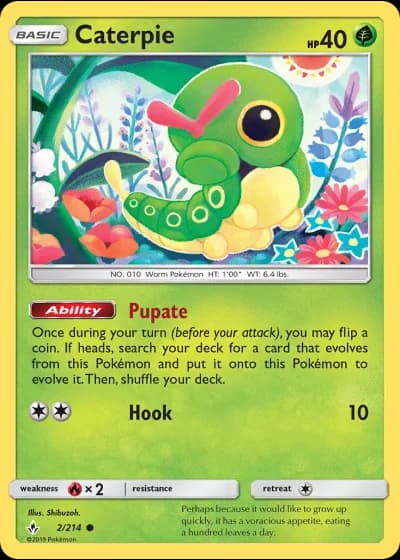 Caterpie #2/214 — Unbroken Bonds
