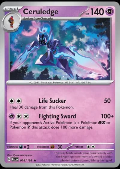 Ceruledge #098/193 — Paldea Evolved