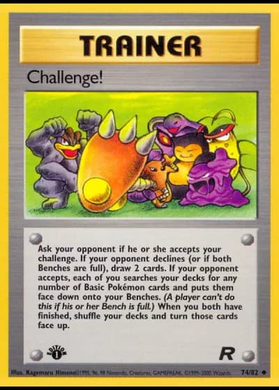 Challenge! (1ª Edizione) #74/82 — Team Rocket (1ª Edizione)