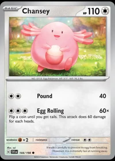 Chansey #144/198 — Scarlet & Violet