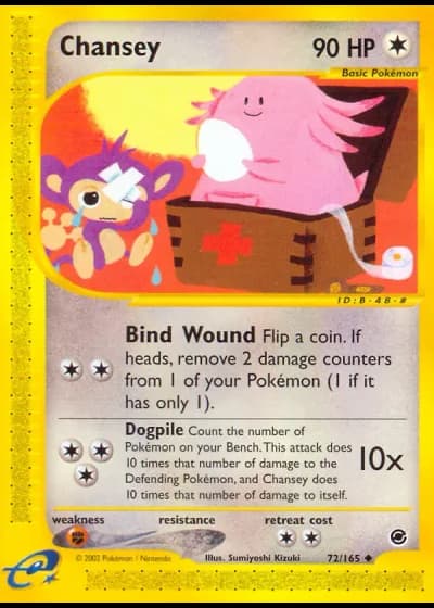 Chansey #72/165 — Expedition Set Base