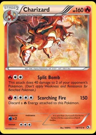 Charizard #19 — Legendary Treasures