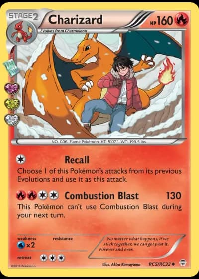 Charizard RC5 — Radiant Collection (Generations)