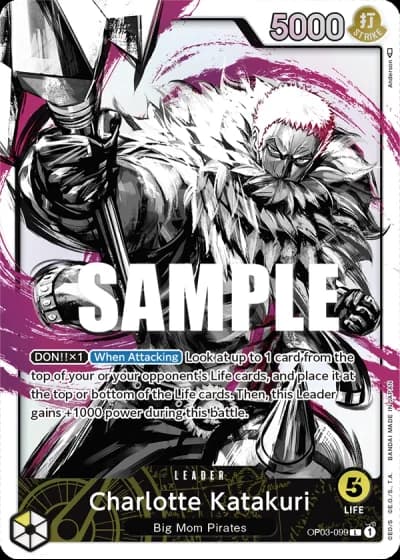 Charlotte Katakuri (OP03-099) (Alternative Art) — Pillars of Strength (OP03)
