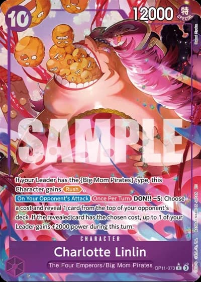 Charlotte Linlin (OP11-073) (Alternative Art) — A Fist of Divine Speed (OP11)