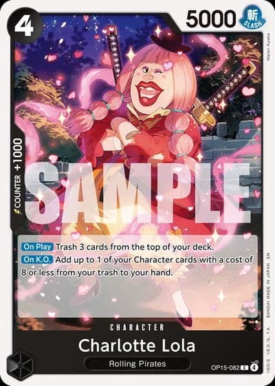 Charlotte Lola (OP15-082) — Adventure on Kami's Island (OP15-EB04)