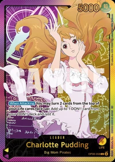 Charlotte Pudding (OP08-058) (Special Rare) — Anime 25th Collection (EB02)