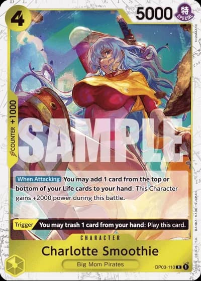 Charlotte Smoothie (OP03-110) (Jolly Roger Foil) — One Piece The Best (PRB01)