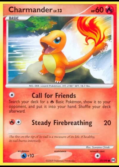 Charmander #59/99 — Arceus