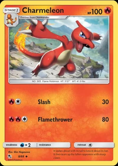 Charmeleon #8/68 — Hidden Fates