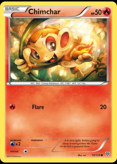 Chimchar #15/135 — Plasma Storm