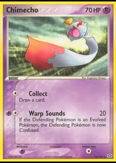 Chimecho #12/106 — EX Smeraldo