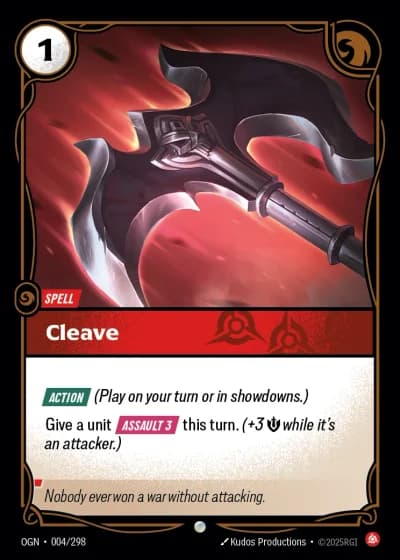Cleave #004/352 — Origins